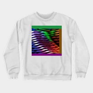 Mixed Stripes Pattern Crewneck Sweatshirt